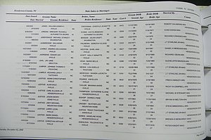 Henderson Co, NC, Marriages Male & Female, 2000 - 2004, (097).JPG
