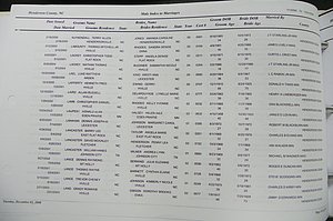 Henderson Co, NC, Marriages Male & Female, 2000 - 2004, (106).JPG