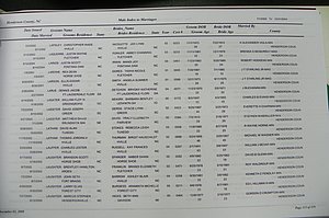 Henderson Co, NC, Marriages Male & Female, 2000 - 2004, (107).JPG