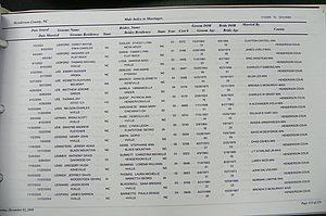 Henderson Co, NC, Marriages Male & Female, 2000 - 2004, (109).JPG