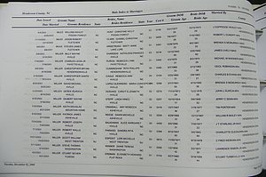 Henderson Co, NC, Marriages Male & Female, 2000 - 2004, (126).JPG
