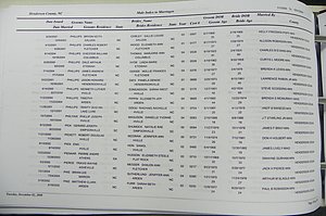 Henderson Co, NC, Marriages Male & Female, 2000 - 2004, (148).JPG