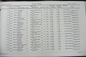Henderson Co, NC, Marriages Male & Female, 2000 - 2004, (153).JPG