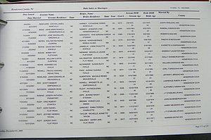 Henderson Co, NC, Marriages Male & Female, 2000 - 2004, (163).JPG