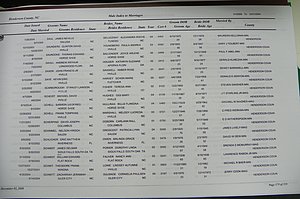 Henderson Co, NC, Marriages Male & Female, 2000 - 2004, (168).JPG