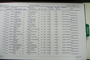 Henderson Co, NC, Marriages Male & Female, 2000 - 2004, (186).JPG