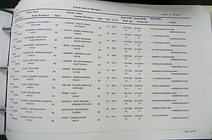 Henderson Co, NC, Marriages Male & Female, 2000 - 2004, (217).JPG