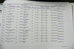 Henderson Co, NC, Marriages Male & Female, 2000 - 2004, (232).JPG