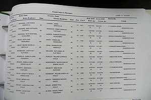 Henderson Co, NC, Marriages Male & Female, 2000 - 2004, (244).JPG