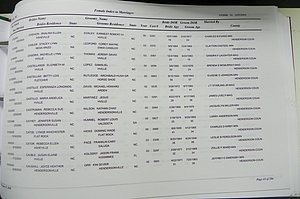 Henderson Co, NC, Marriages Male & Female, 2000 - 2004, (256).JPG