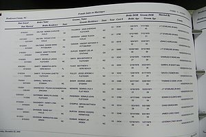 Henderson Co, NC, Marriages Male & Female, 2000 - 2004, (270).JPG
