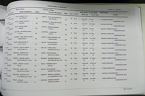 Henderson Co, NC, Marriages Male & Female, 2000 - 2004, (284).JPG
