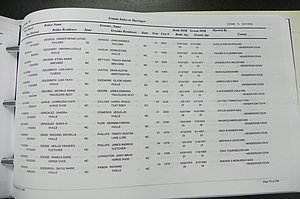 Henderson Co, NC, Marriages Male & Female, 2000 - 2004, (306).JPG