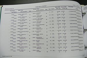 Henderson Co, NC, Marriages Male & Female, 2000 - 2004, (307).JPG