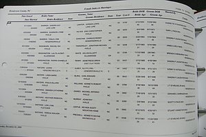 Henderson Co, NC, Marriages Male & Female, 2000 - 2004, (484).JPG