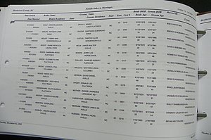 Henderson Co, NC, Marriages Male & Female, 2000 - 2004, (496).JPG
