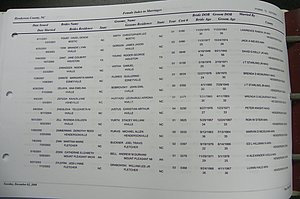 Henderson Co, NC, Marriages Male & Female, 2000 - 2004, (500).JPG