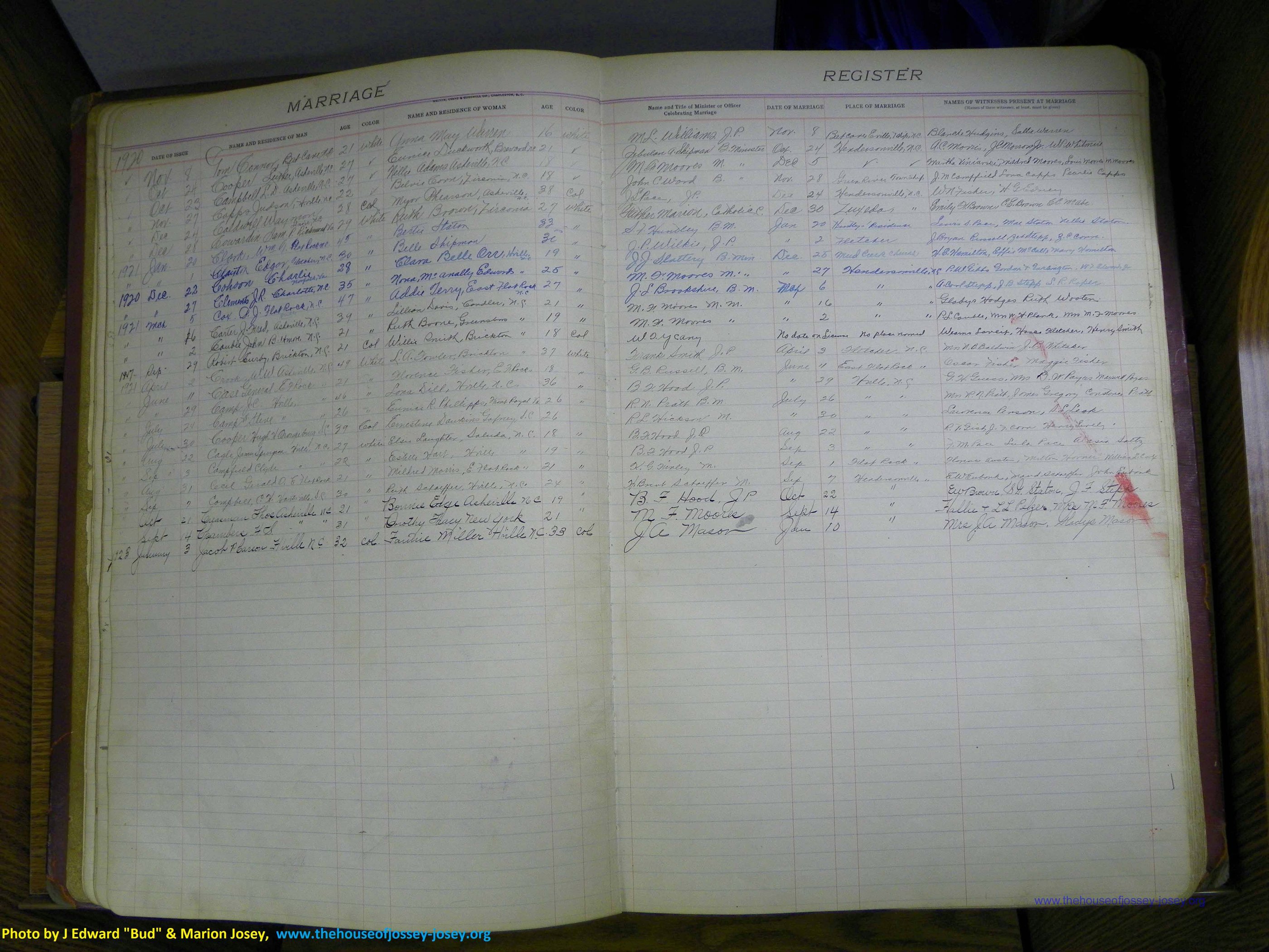 Henderson Co, NC, Marriages 1909 - 1916, (58).JPG