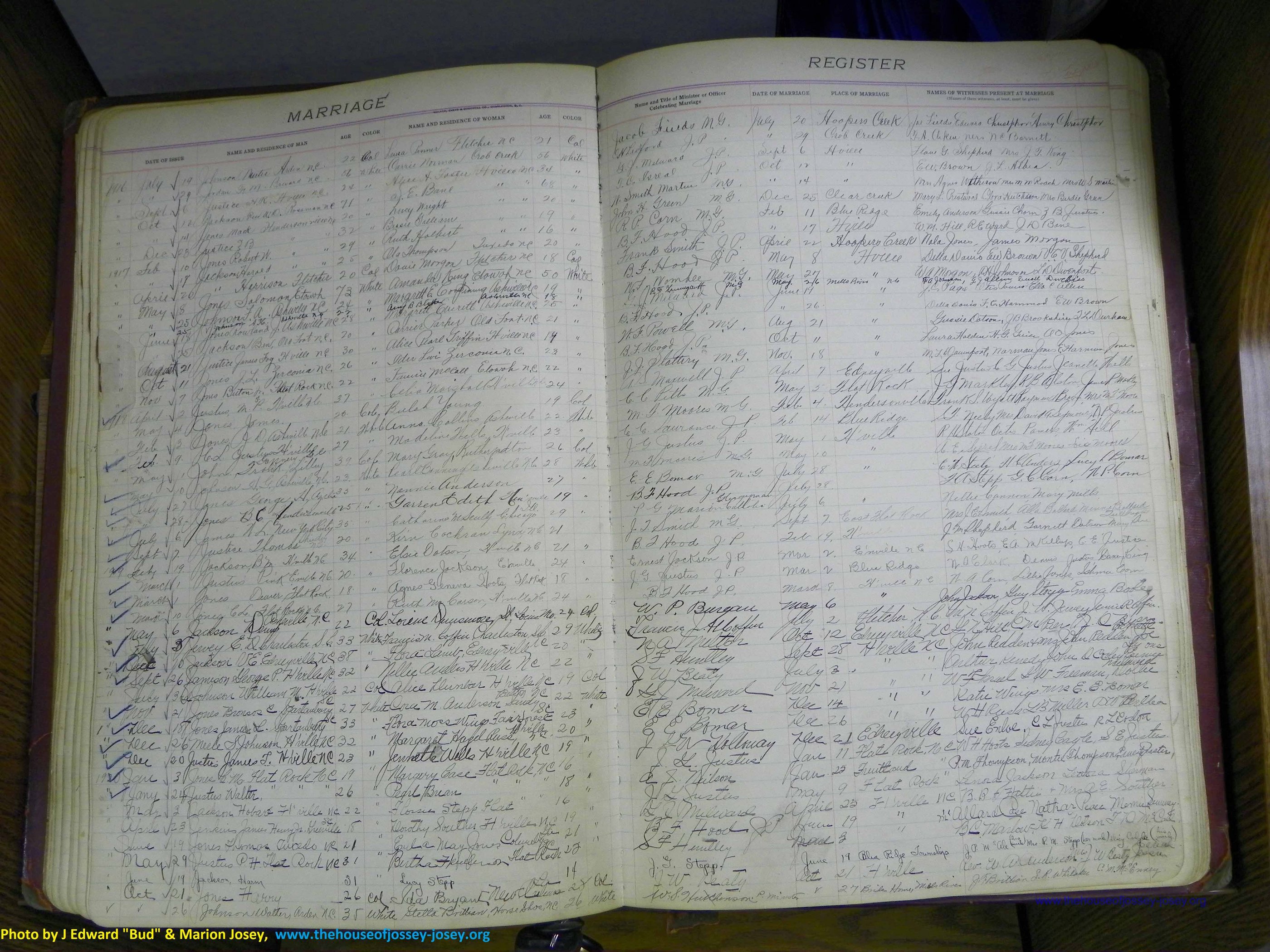 Henderson Co, NC, Marriages 1909 - 1916, (69).JPG
