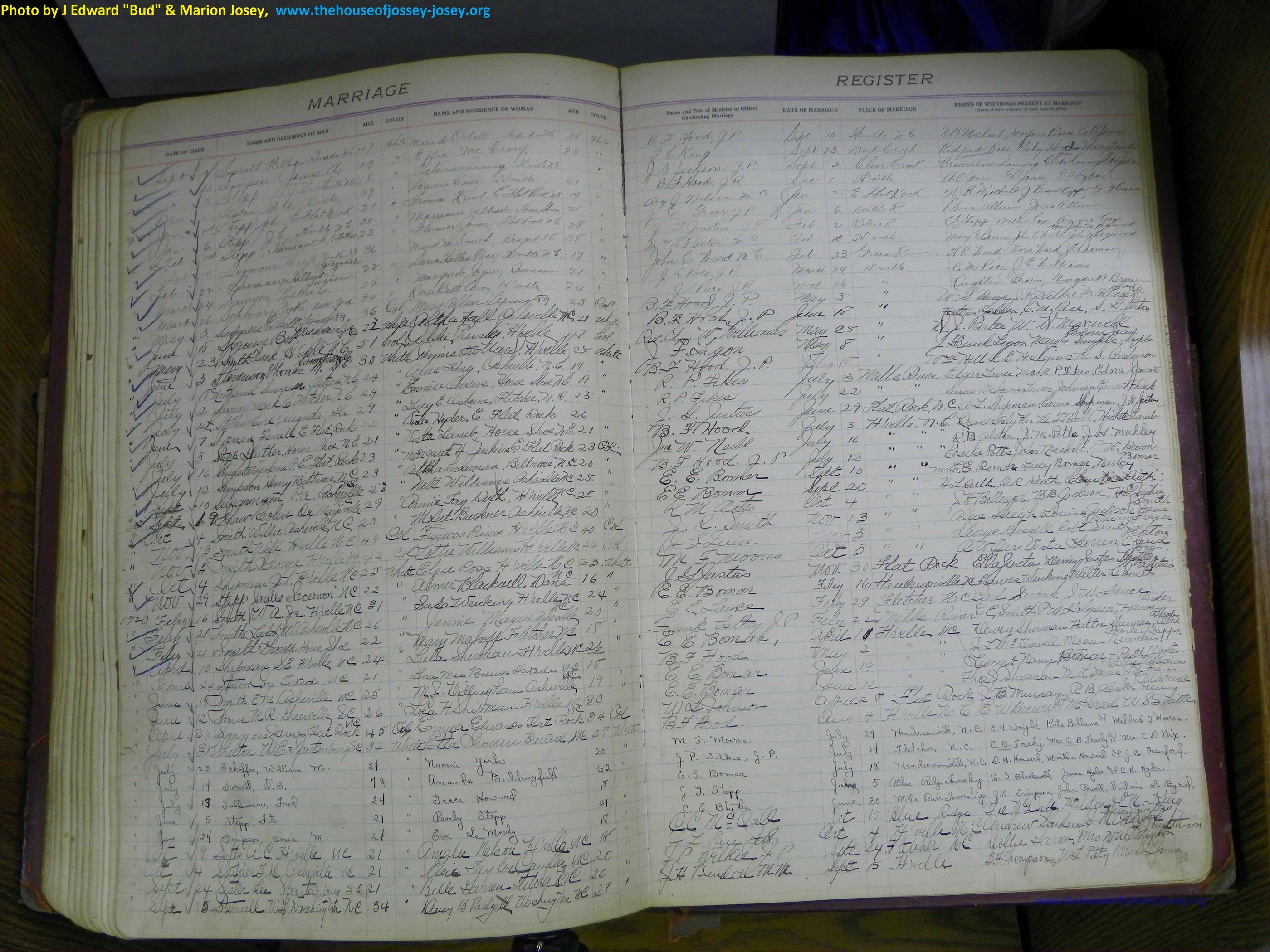Henderson Co, NC, Marriages 1909 - 1916, (87).JPG