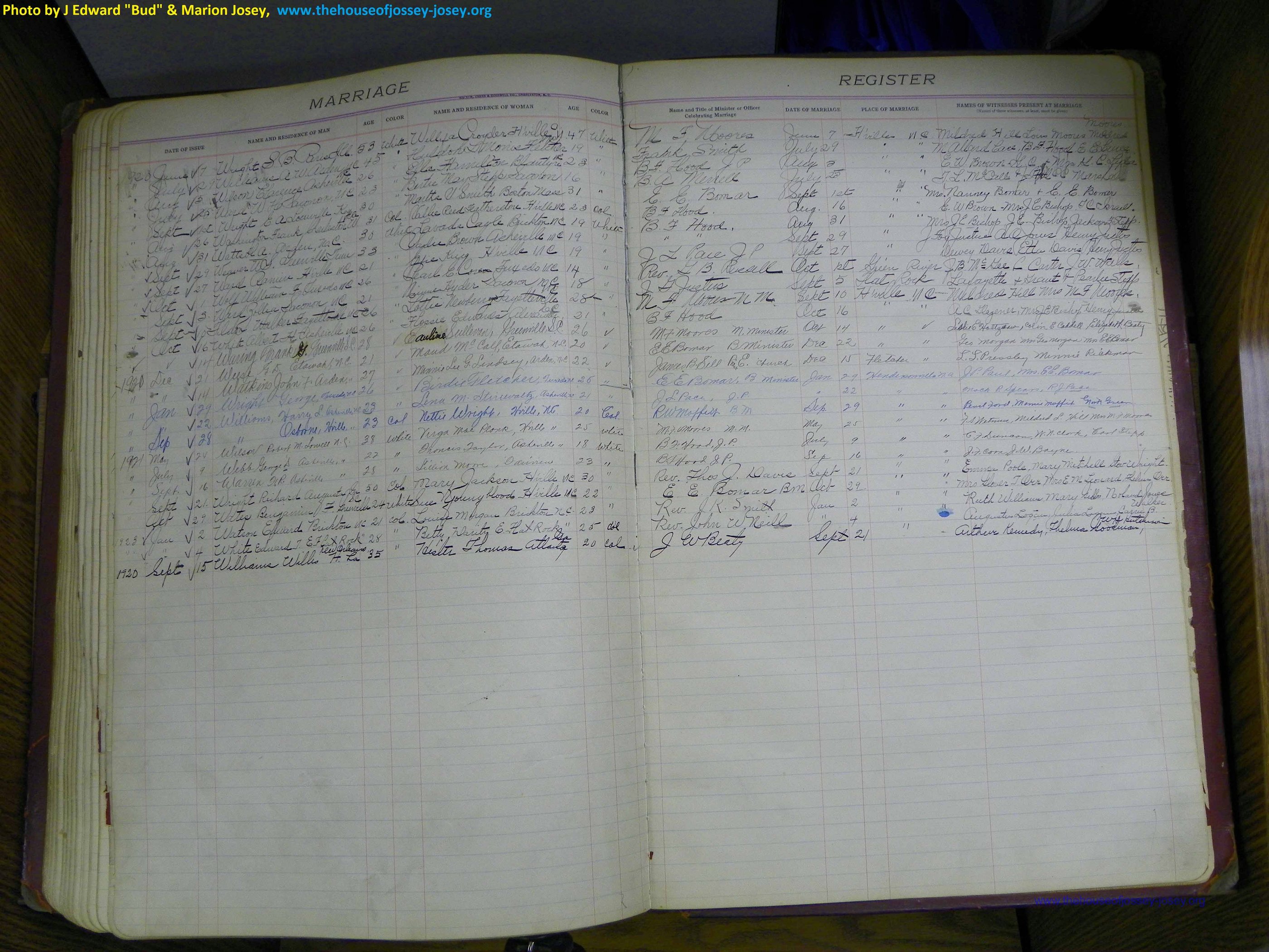 Henderson Co, NC, Marriages 1909 - 1916, (93).JPG