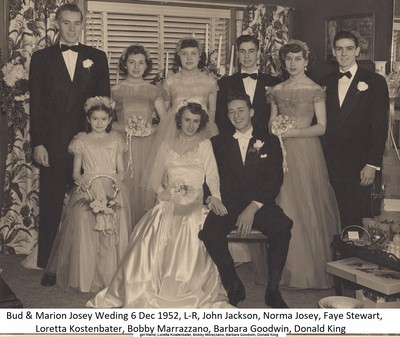 A 2b, Bud & Marion Josey weding photo, 1952.jpg