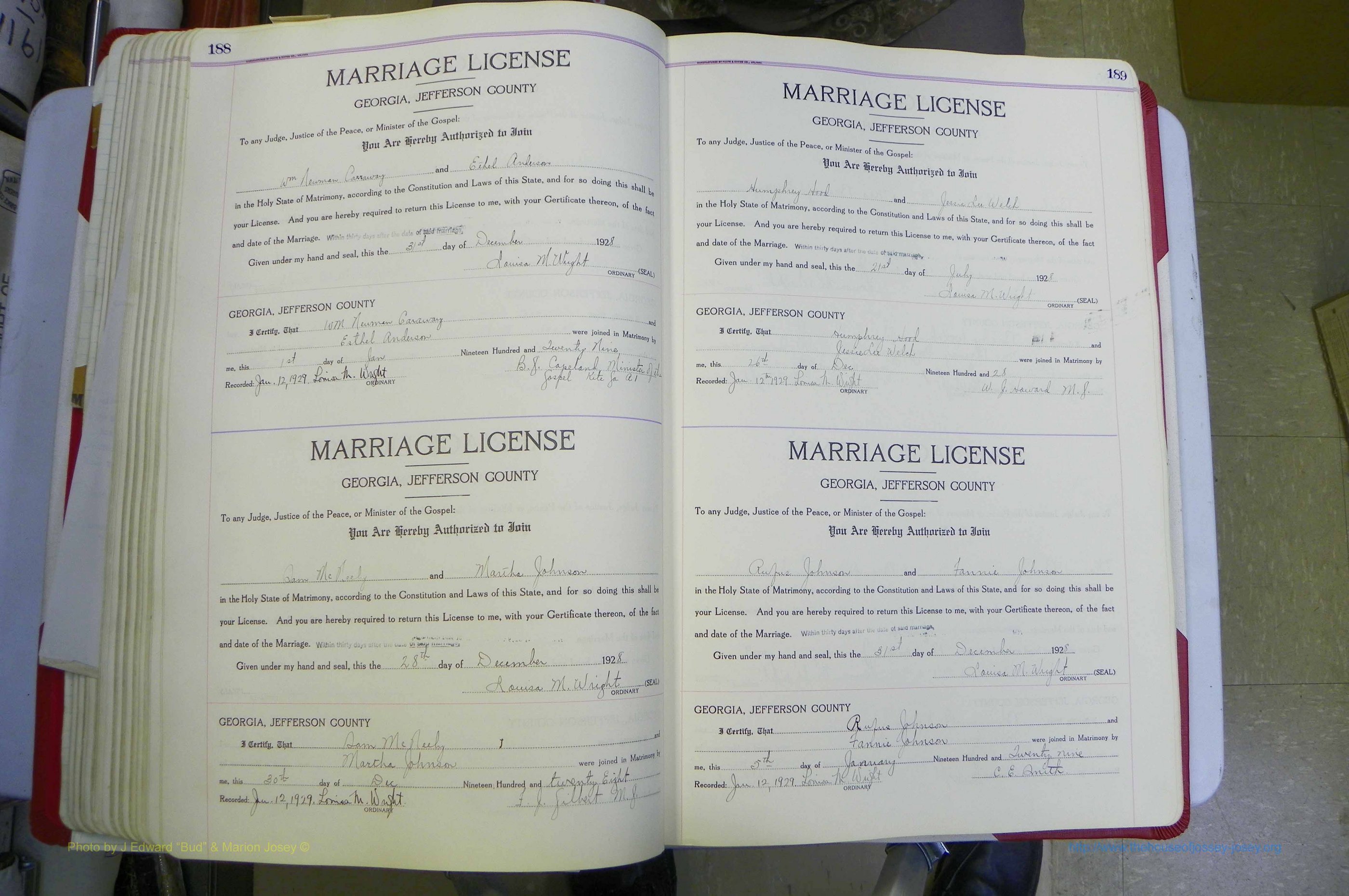 Jefferson Co, GA, Marriages Book C, 1922 - 1941, White (157).JPG