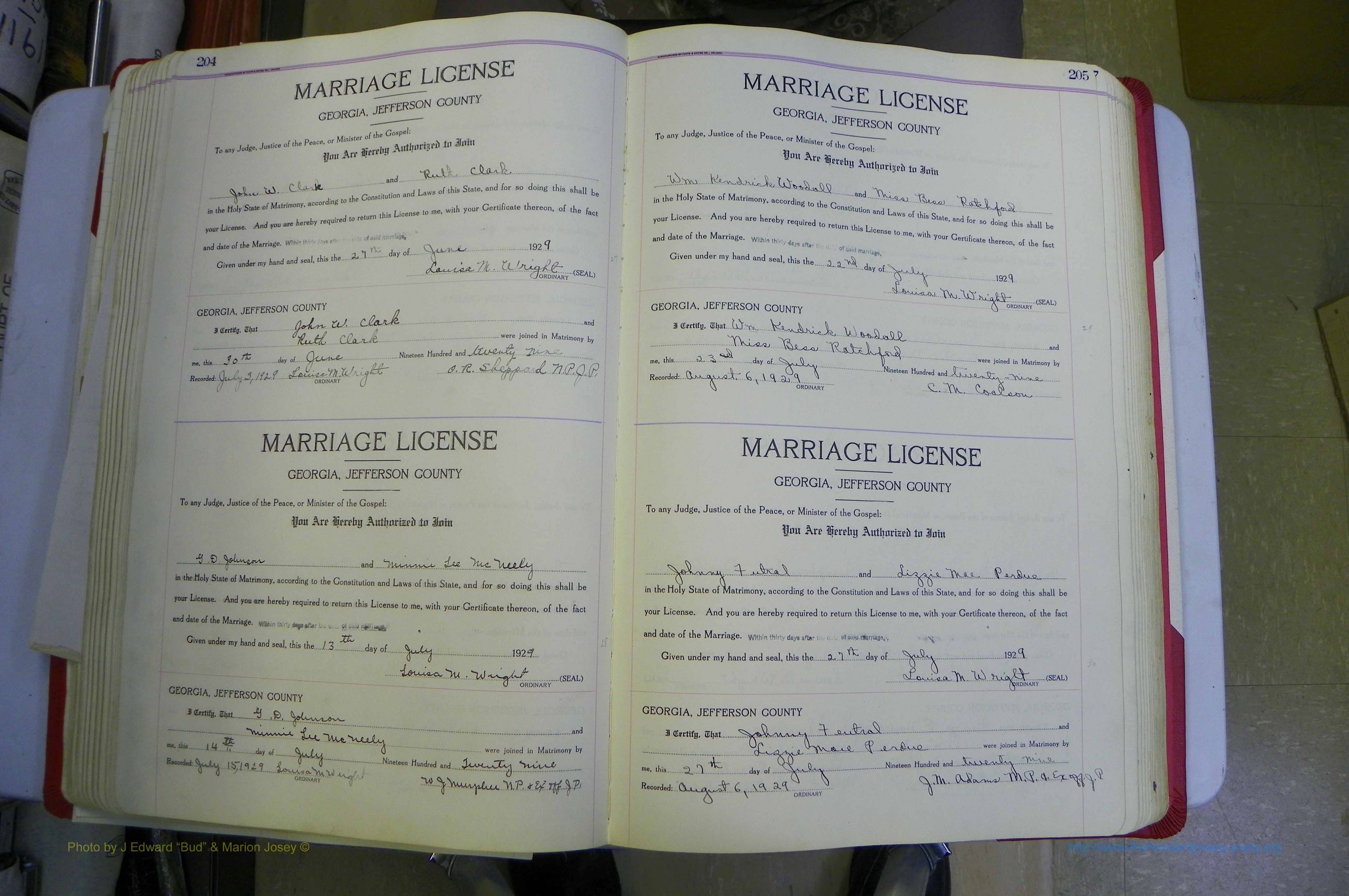 Jefferson Co, GA, Marriages Book C, 1922 - 1941, White (165).JPG