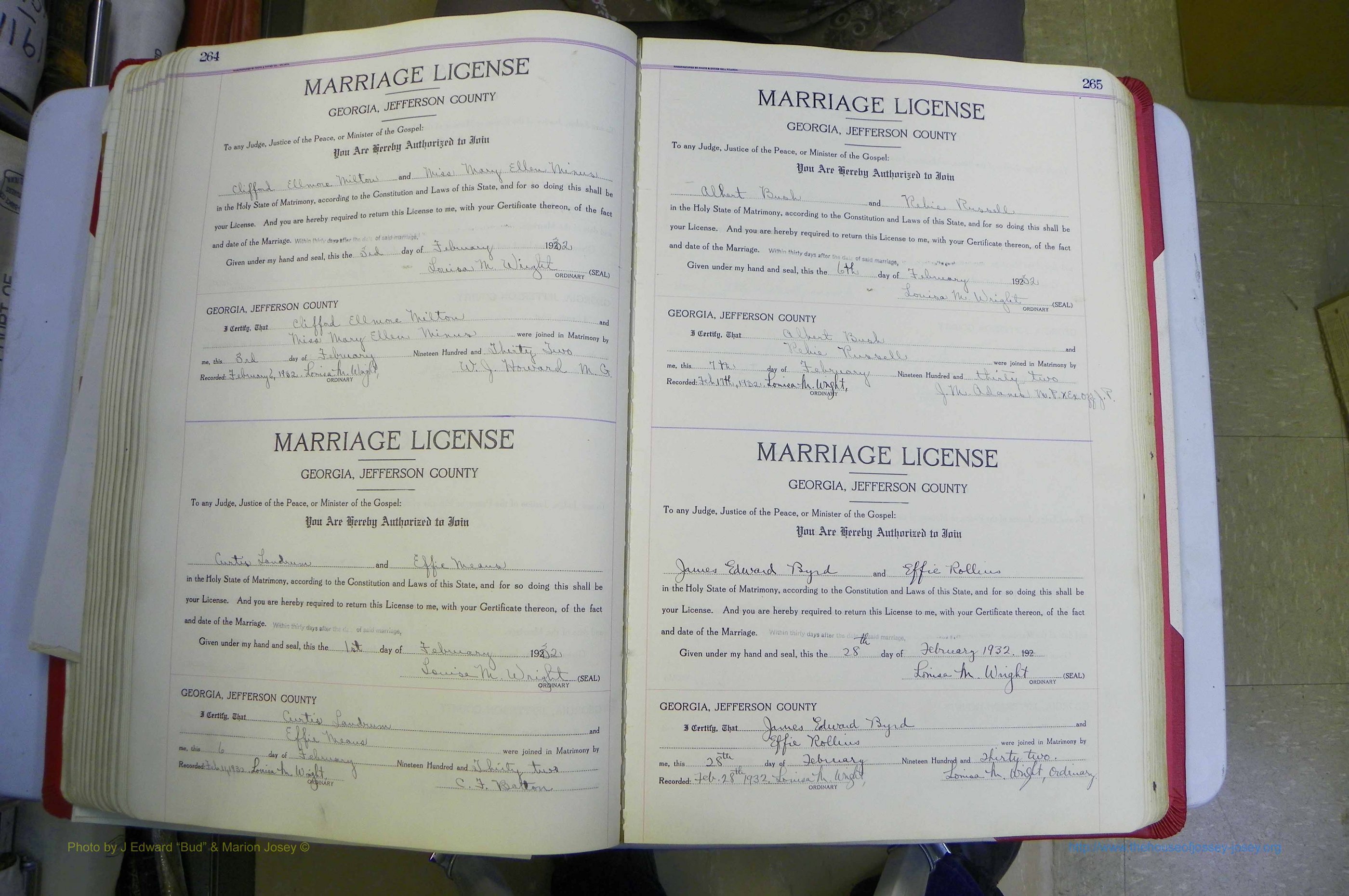 Jefferson Co, GA, Marriages Book C, 1922 - 1941, White (195).JPG