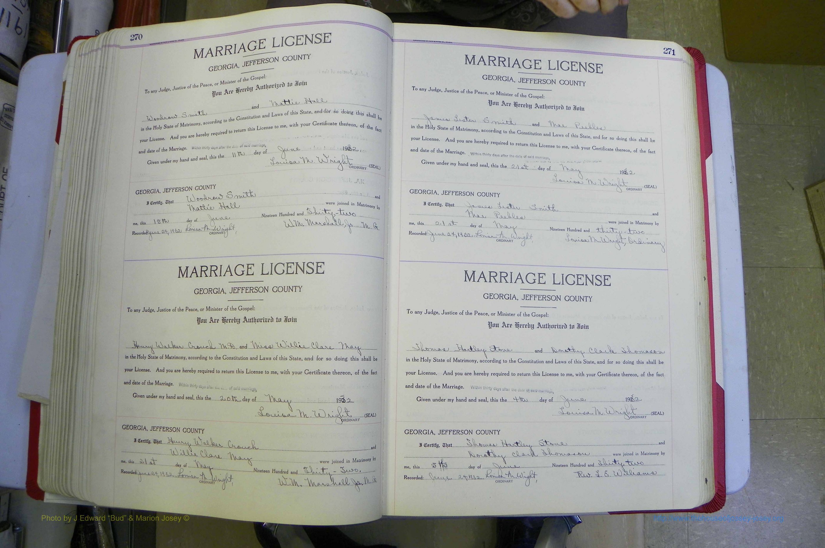 Jefferson Co, GA, Marriages Book C, 1922 - 1941, White (197).JPG