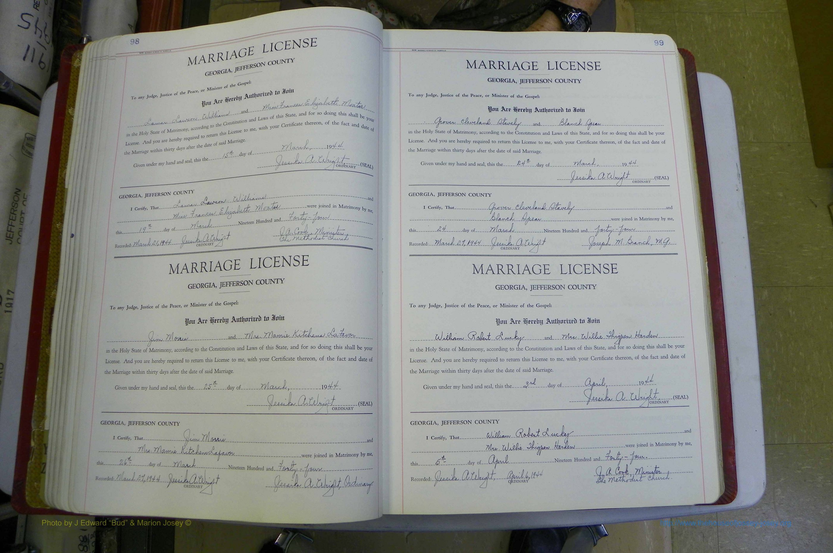 Jefferson Co, GA, Marriages Book D, 1941 - 1953, White (100).JPG