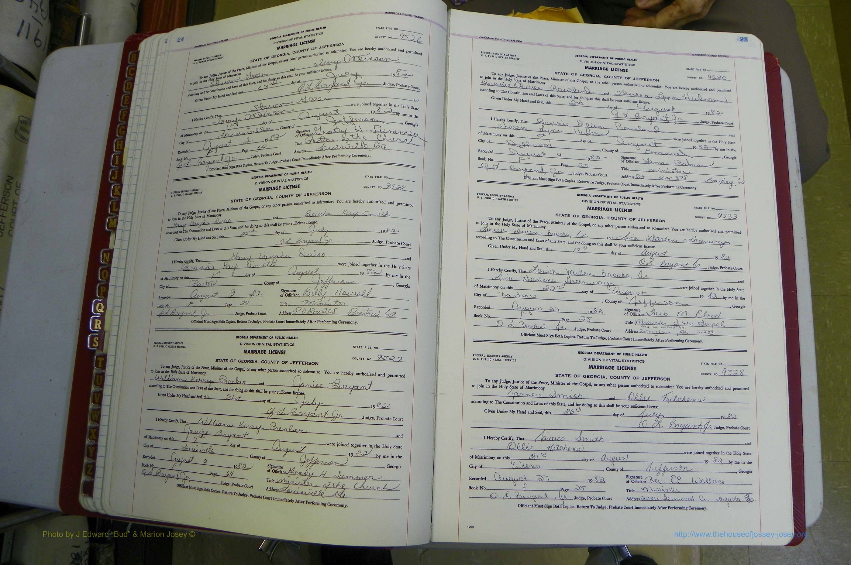 Jefferson Co, GA, Marriages Book F, 1981 - 2007, White (41).JPG
