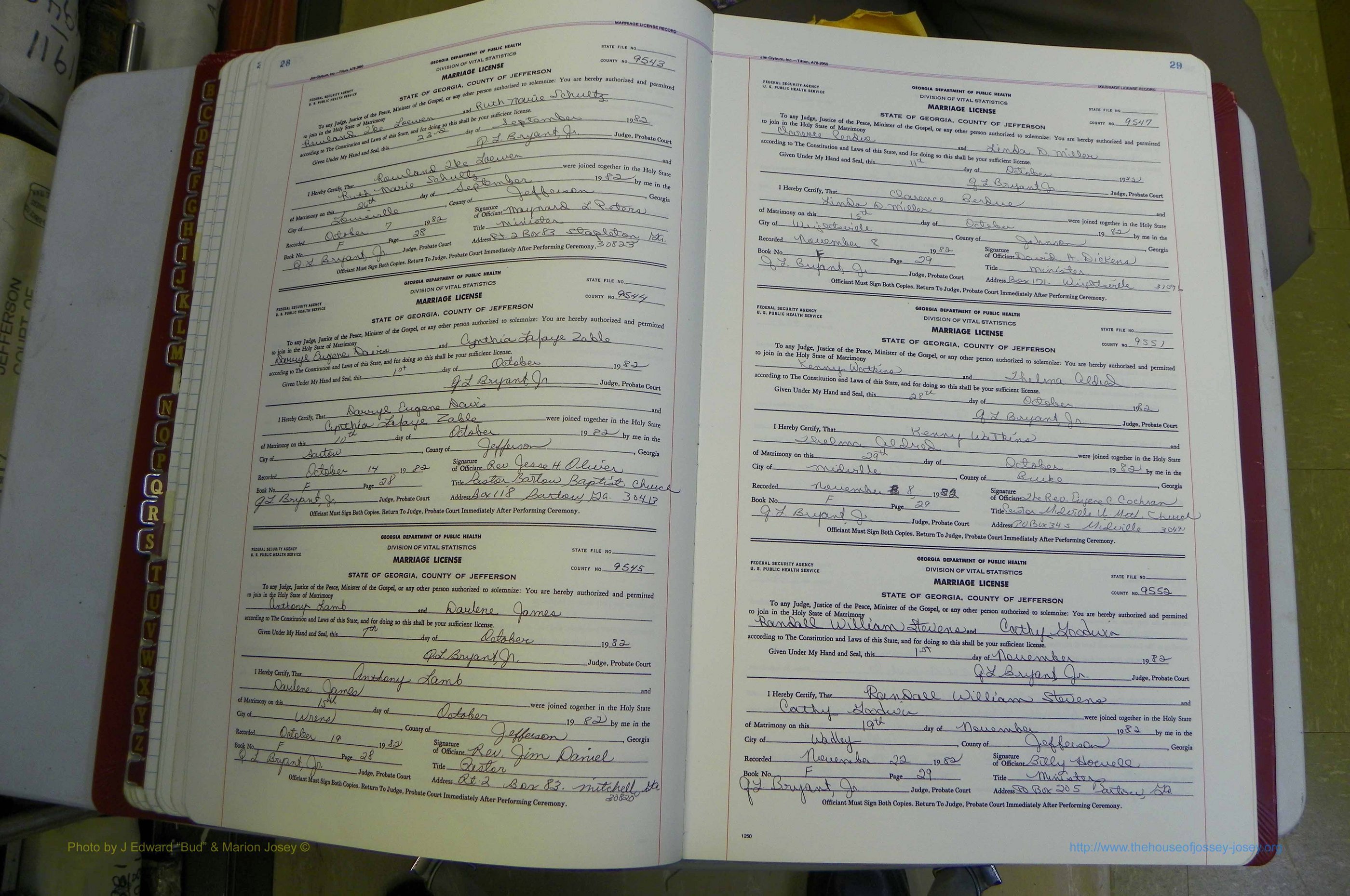 Jefferson Co, GA, Marriages Book F, 1981 - 2007, White (43).JPG