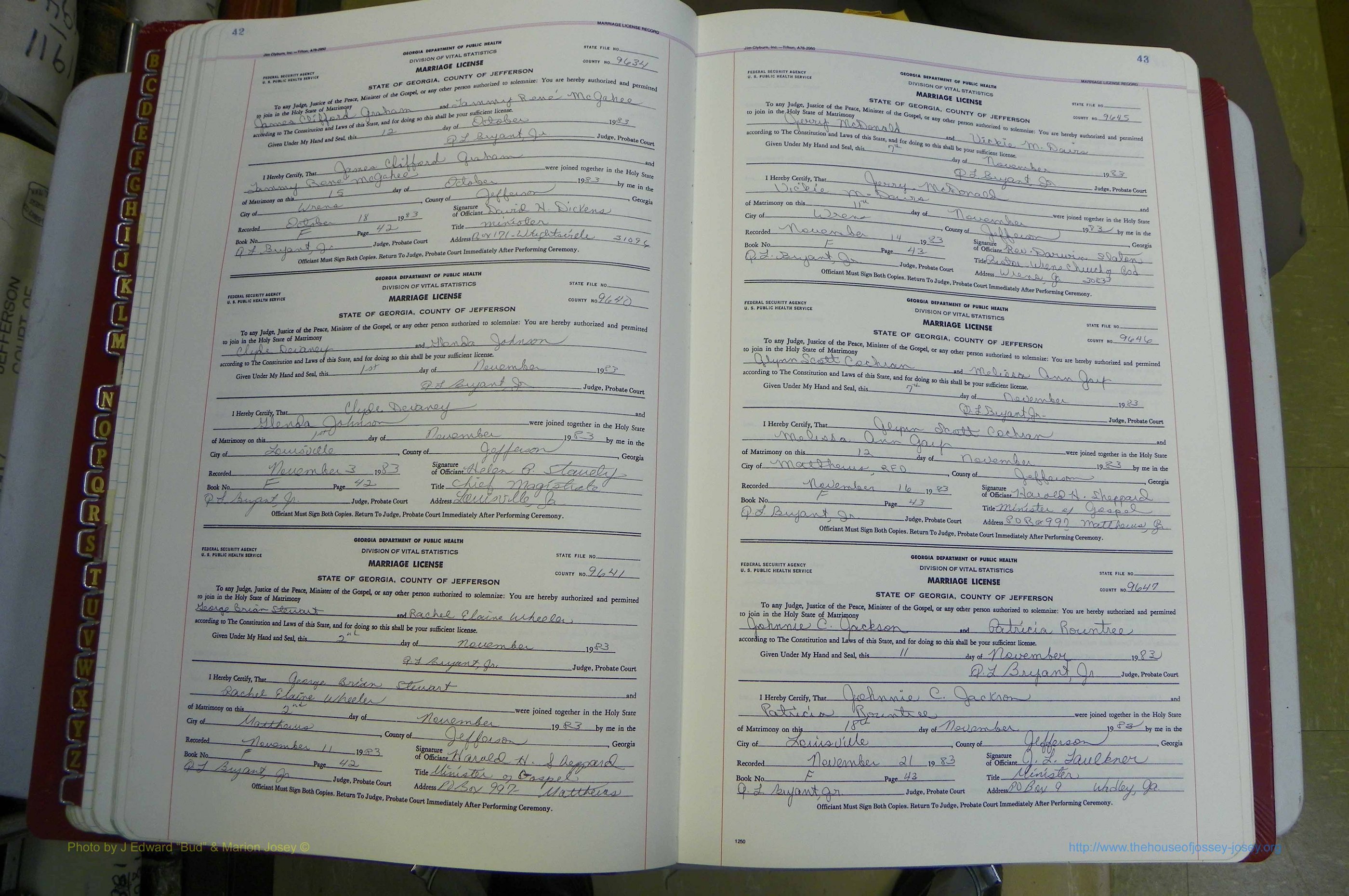 Jefferson Co, GA, Marriages Book F, 1981 - 2007, White (50).JPG