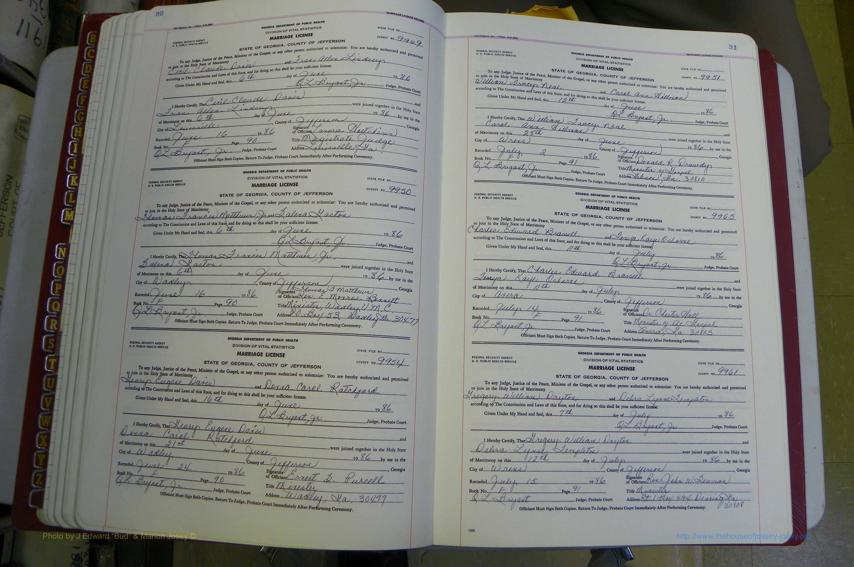 Jefferson Co, GA, Marriages Book F, 1981 - 2007, White (74).JPG