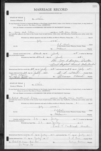 Adair, Jerry Dick to Betty Jean Josey, Whearton Co, TX.jpg