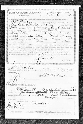 Applewhite, James Oscar to Mary Tillery, Wake Co, NC.jpg