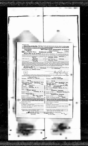 Barber, Herbert L to Gladys Lillian Jennings, Niagara Co, NY.jpg