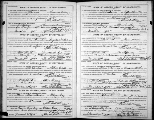 Beacham, Lewis Oscar to Bena Myrle Dukes, Laurens Co, GA.jpg