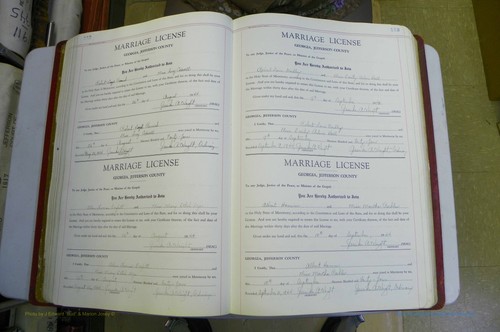Dudley, Robert Lane to Elily Arlene Hall, Jefferson Co, GA.JPG