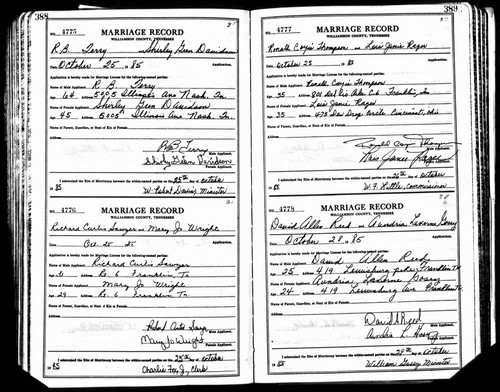 Reed, David Allen to Aundria Loverne Josey, Williamson Co, TN.jpg