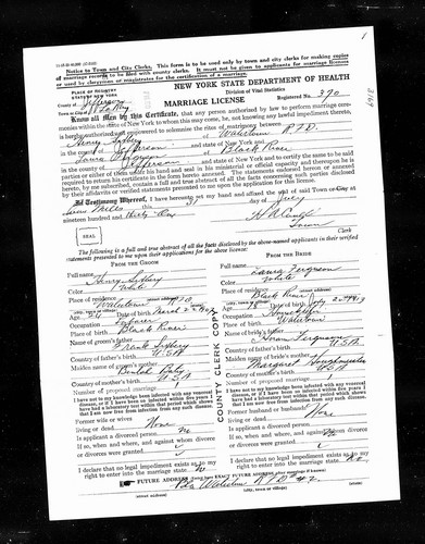 Sixberry, Henry to Laura E Ferguson, Jefferson Co, NY.jpg