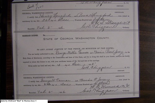 Tanner, George Willis to Bessie Pearl Josey, Washington Co, GA.JPG