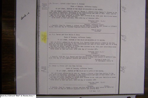 Tarver, George A to Mary B Mollie Josey, Jefferson Co, GA.JPG