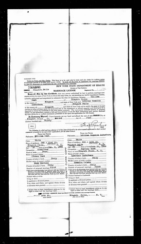 West, William to Lillian Rosalia Labarbera, Niagara Co, NY.jpg