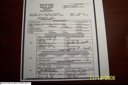 Wilson, Jimmy O Jr to Stephanie Ann Josey, Washington Co, GA.JPG