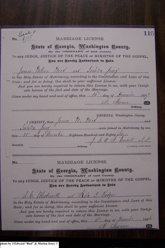 Wood, James Wilson to Isabella W Josey Washington Co, GA.JPG