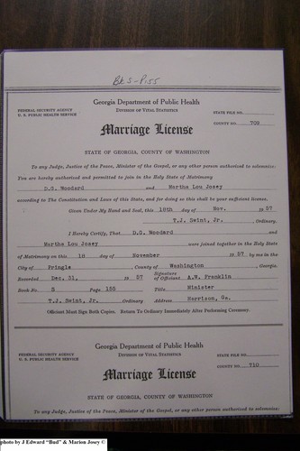 Woodard, Duran Griffin to Martha Lou Josey, Washington Co, GA.JPG