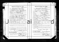 Banister, Emil Harry to Marie Nielson, Hendricks Co, IN.jpg