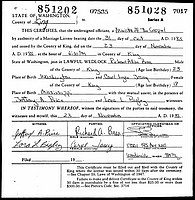 Braa, Richard Allen to Carol Lynn Josey, King Co, WA.jpg